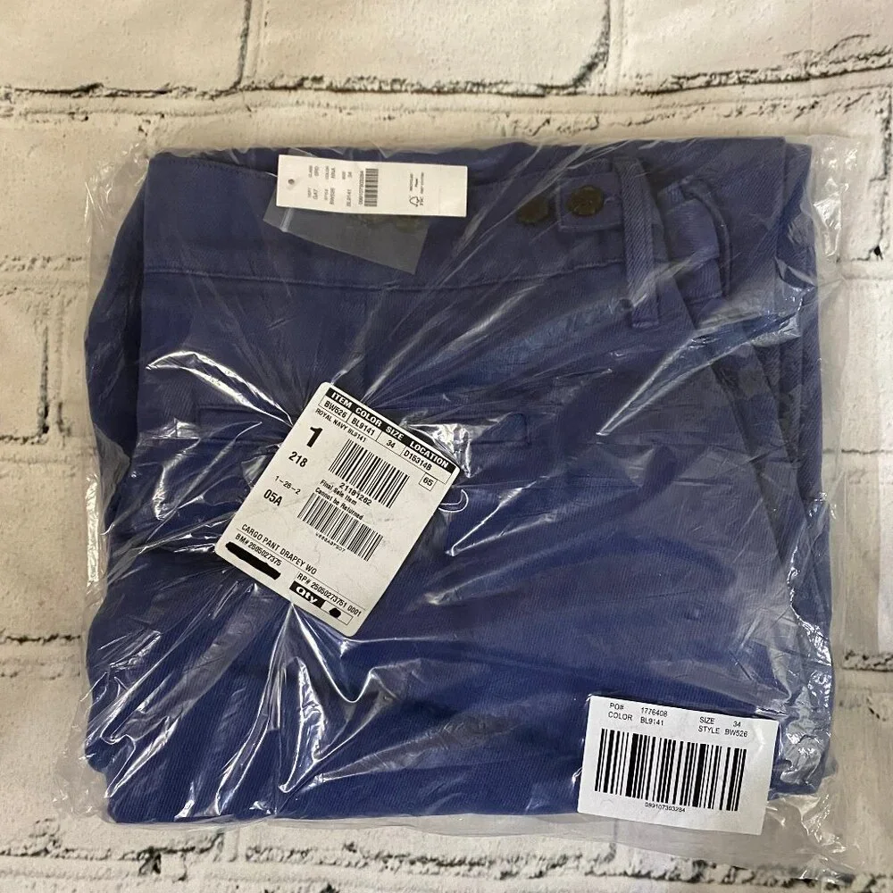 J. Crew Relaxed cargo pant in heavyweight twill 34
